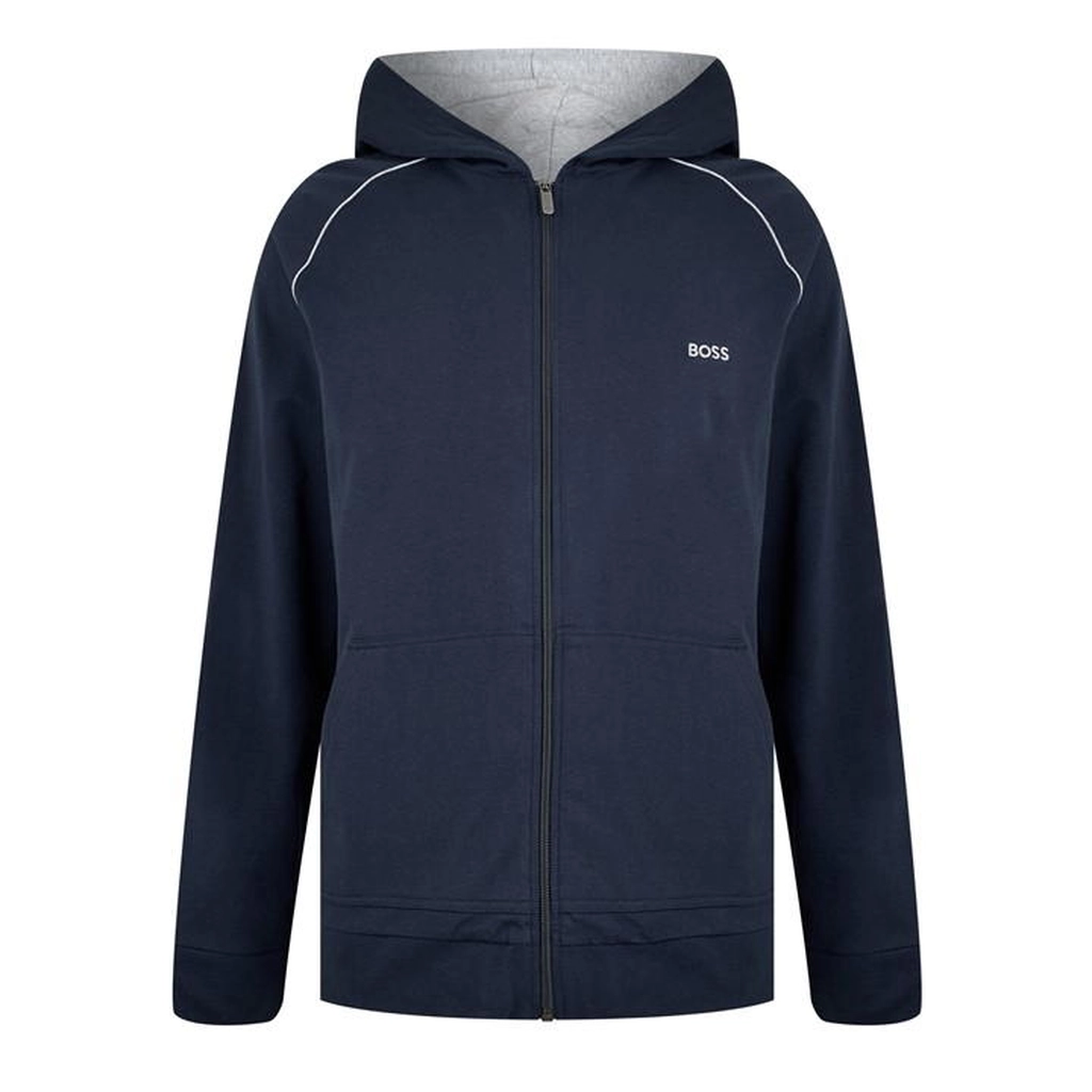 Hugo Boss Men's Mix & Match Full-Zip Hoodie - Blue